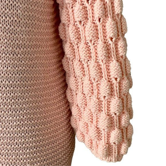 2/$20 - HAND KNIT Puff Sleeve Sweater by Elen Knit - Picture 3 of 6